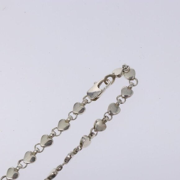 TIFFANY&Co. Puff Heart Necklace Ag925 Silver Auth 128895M - Picture 16 of 16